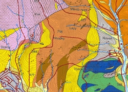Geologick mapa - nhled